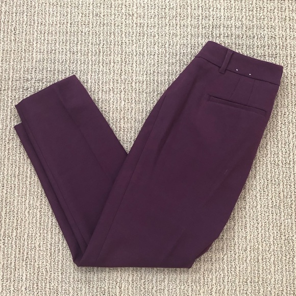 White House Black Market Pants - NWOT White House black market plum slacks